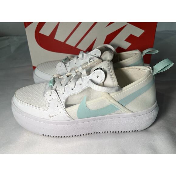 Nike Court Vision Alta TXT White Light Dew Women’s Size 8.5 CW6536-100 w/ Box - Picture 3 of 10